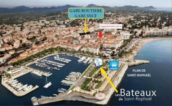 F2 Tres Cosy Apartment Saint-Raphael  Ngoại thất bức ảnh